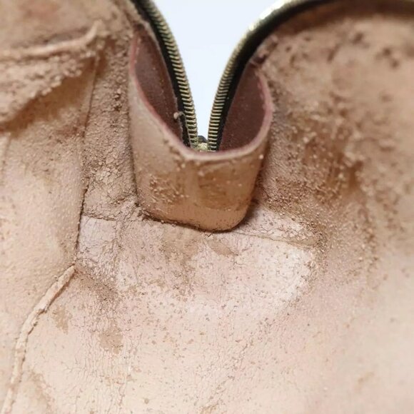 LOUIS VUITTON Monogram Trousse Demi Ronde Cosmetic Pouch M47520 LV Auth 95989 - Picture 12 of 16